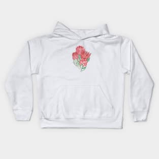 A Bunch of Flowers Created With Watercolours Kids Hoodie